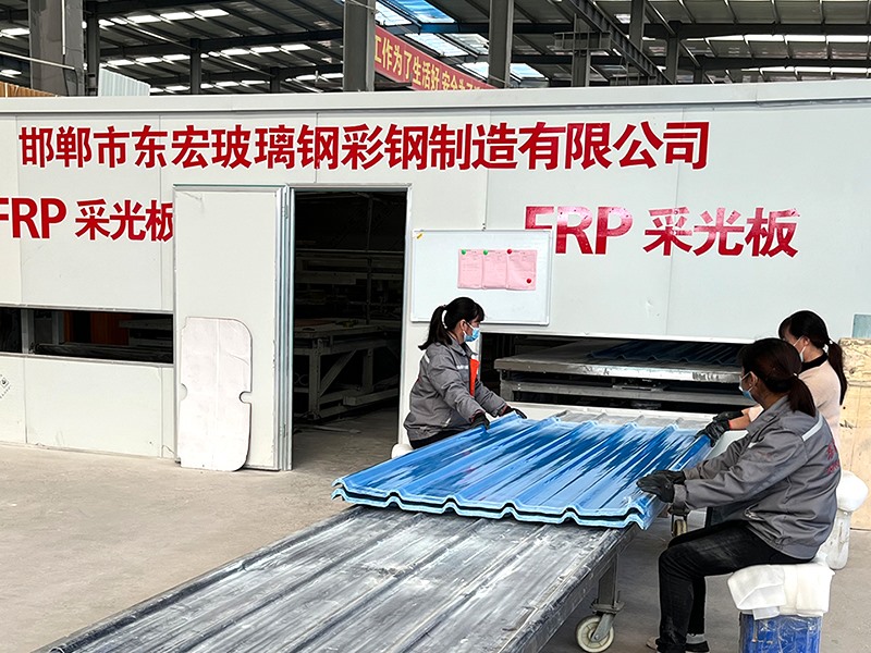 采光板车间展示